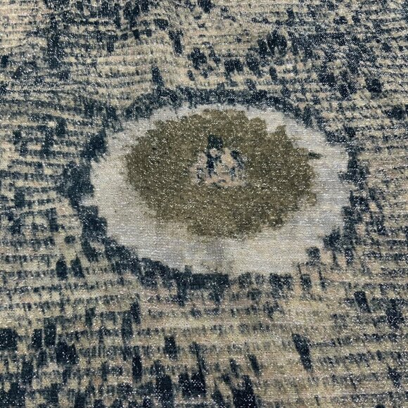 Future Ozbek Cardigan Sweater 42 US/8 Long Sleeve Button Front Shiny Knit Italy - Picture 6 of 12